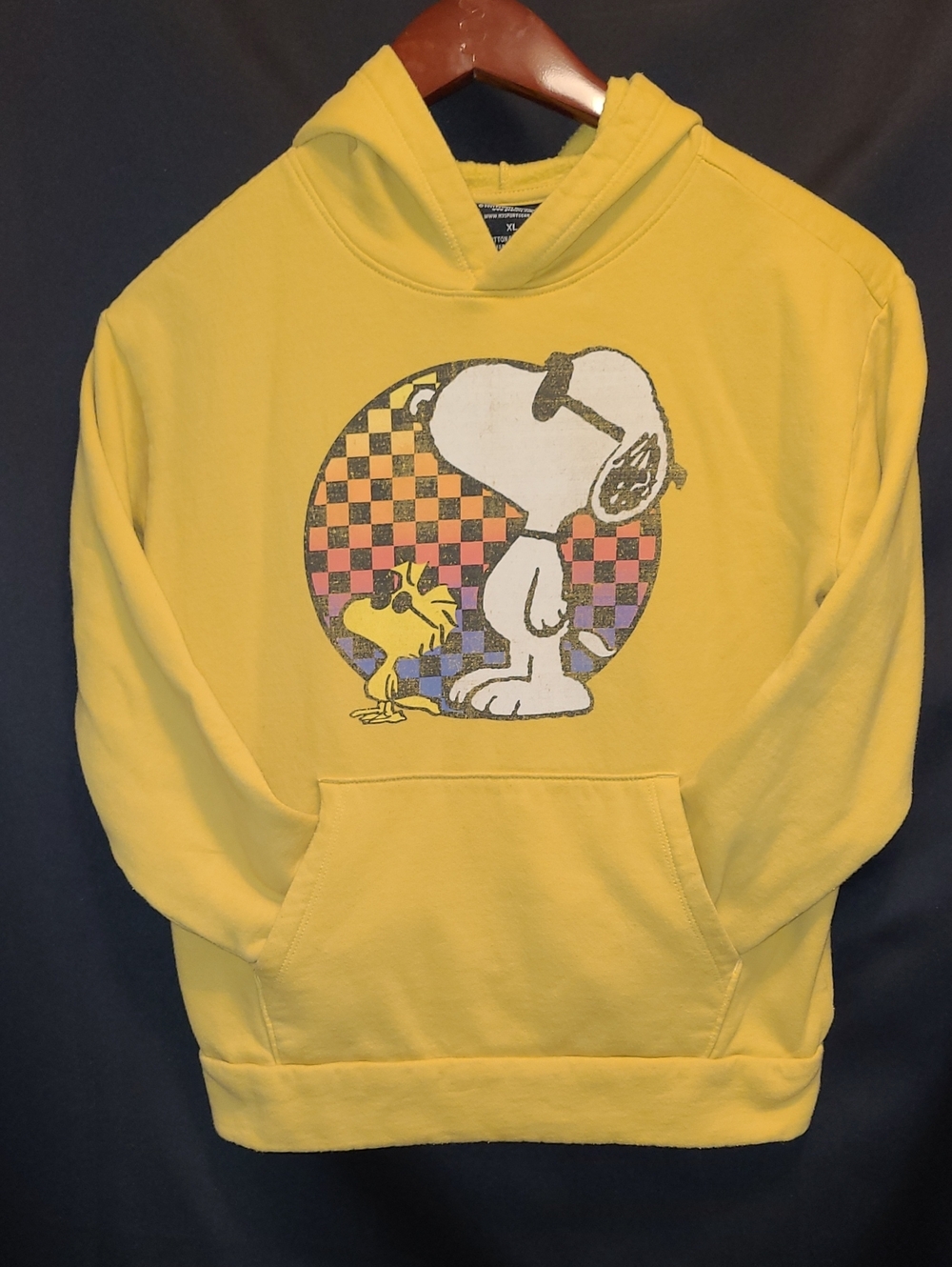 Peanuts Yellow Pullover with Branded Neck Tag